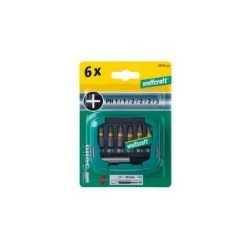 Wolfcraft Bit-Set Phillips 7-teilig PH Wolfcraft 7-teilig Wolfcraft Bit-set Phillips Phillips 7-teilig