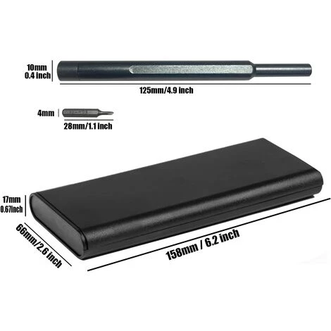 WERKZEUGE 24-in-1-Präzisions-Schraubendreher-Set Mit Etui, Magnetischer Präzisions-Schraubendreher, IPhone-Reparatur-Schraubendreher, Elektronischer Schraubendreher-Satz – Bild 2