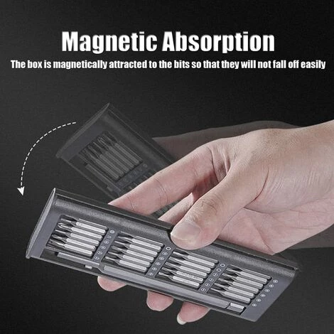 WERKZEUGE 24-in-1-Präzisions-Schraubendreher-Set Mit Etui, Magnetischer Präzisions-Schraubendreher, IPhone-Reparatur-Schraubendreher, Elektronischer Schraubendreher-Satz – Bild 5