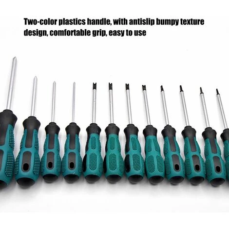 LIFCAUSAL Schraubendreher-Set Multifunktions-Schraubendreher-Reparatur-Werkzeugsatz Manueller Schraubendreher Für Mobiltelefone Computer Haushaltsgeräte,9-tlg – Bild 3