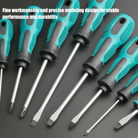 LIFCAUSAL Schraubendreher-Set Multifunktions-Schraubendreher-Reparatur-Werkzeugsatz Manueller Schraubendreher Für Mobiltelefone Computer Haushaltsgeräte,9-tlg – Bild 4