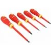 5-teilig Schraubendreher-Satz BahcoFit |isoliert Schlitz + PZ | B220.015