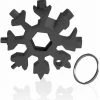 Thsinde Snowflake Multi Tool Tragbarer Edelstahl-Öffner/Schraubendreher-Kit