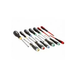 Bahco ERGO Schraubendreher-Satz Für Schlitz-, Phillips-, Pozidriv- Und TORX-Schrauben Mit Gummigriff - 13-tlg.