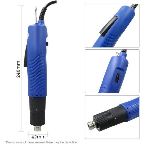 SUPERSELLER Elektrischer Schraubendreher – Blau – Bild 3