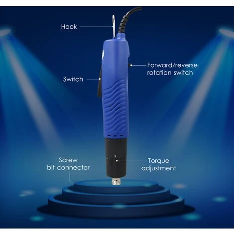 SUPERSELLER Elektrischer Schraubendreher – Blau – Bild 5