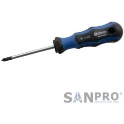 SANPRO - Kreuzschlitz-Schraubendreher, PH1, Klingenlänge 80 Mm