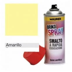 MAURER Spray Pintura Amarillo Claro Trafico 400 Ml.