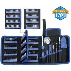 WERKZEUGE 170 In 1 Präzisions-Schraubendreher-Set, Magnetisches Schraubendreher-Set, Professionelles Reparatur-Werkzeug-Set Mit Tragbarer Tasche Für IPhone, IPad, PC, Computer, Laptop, MacBook, Tablet