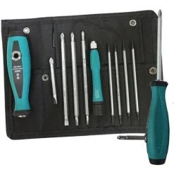 WERKZEUGE Schraubendreher-Kits, 10 Teile / Satz Multifunktions-CR-V-Magnetschlitz-Stern-Schraubendreher-Set Doppelkopf-Schraubendreher-Demontage-Set Haushaltsgeräte-Reparatur-Handwerkzeug