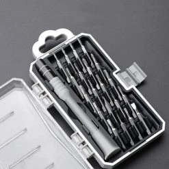 MIYA Präzisions-Schraubendreher Mini-Schraubendreher-Set Reparaturwerkzeuge Für IPhone, Laptop, Laptop, Uhren, Schmuck, Spielzeug, Brillen Usw. Schraubendreher-Set Mit Ledertasche (S2 Stahl, 22 In 1)