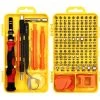 MIYA Präzisions-Bit-Set, 115 IN 1 Mini-Präzisions-Schraubendreher-Set, Tragbares Reparaturset Für Computer/Laptop/iPhone/Brille, Gelbe Mini-Reparaturwerkzeuge