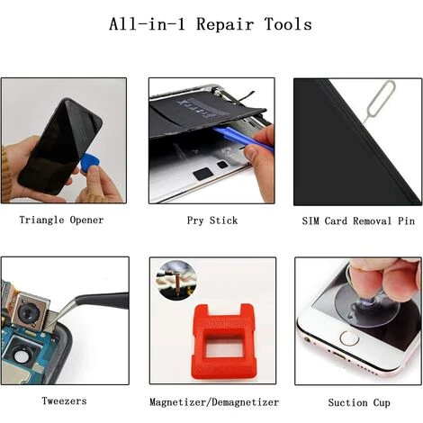 MINKUROW Schraubendreher-Set, 110 In 1 Präzisions-Werkzeug-Set, Magnetisches Feinreparatur-Set, Schraubendreher-Reparatur-Werkzeug-Set Für Modellbau, Handy, IPhone, IPad, Tablet, PC, Uhr, Kamera – Bild 5
