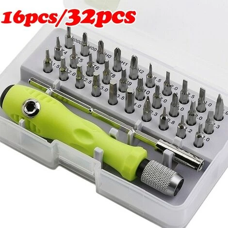 FUIENKO 32-in-1 Multi-funktion Schraubendreher-satz Handy Digital Kamera Stecker Rasiermesser Teardown Reparatur Werkzeug Schraubendreher Bit Set,32Pcs – Bild 2