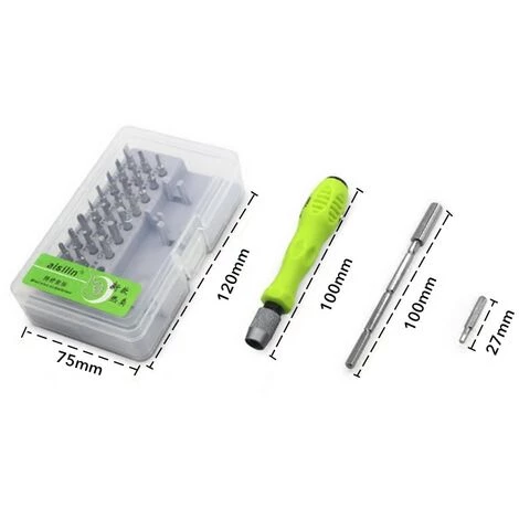 FUIENKO 32-in-1 Multi-funktion Schraubendreher-satz Handy Digital Kamera Stecker Rasiermesser Teardown Reparatur Werkzeug Schraubendreher Bit Set,32Pcs – Bild 4