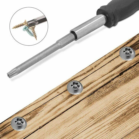 HEGUYEY 11 Stück Lange Torx-Schraubendreher-Bits, T6-T40 Magnetische Bits 100 Mm 1/4 Zoll Sechskantschaft Für Elektrische Schraubendreher Und Schraubendreher – Bild 5