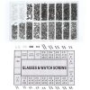 HEGUYEY Brillenreparaturset, 1000-teiliges Schrauben- Und Mutternset, Für Brillen, Sonnenbrillen, Schmuck, Uhren