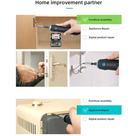 HEGUYEY 26er Set Schrauberbits Und Ratschen (extra Harte Qualität, Zubehör Für Bohrmaschine Und Schrauber) – Bild 2