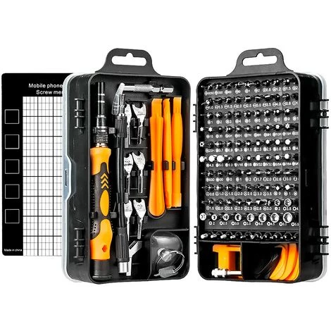 FUIENKO 135 In 1 Schraubendreher-set CRV Stahl Magnetische Schraubendreher-bits Reparatur Telefon PC Tool Kit Präzision Torx Hex Schraube Fahrer Hand Werkzeuge,Blau,135Pcs – Bild 4