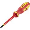 TOOLCRAFT SL/PZ2 VDE Plus/minus-Schraubendreher Größe (Schraubendreher) SL/PZ 2 Klingenlänge: 100 Mm