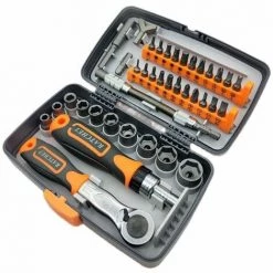 FUIENKO 38-In-1 Arbeit Sparende Ratsche Multi Werkzeuge Schraubendreher-set Haushalt Kombination Schraubendreher Toolbox Hardware Handwerkzeuge Sets,38 In 1 Tool Box