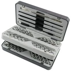 QERSTA 66-teiliges Magnetisches Schraubendreher-Set, Präzisions-Bits, Griff Aus Aluminiumlegierung, Handwerkzeuge