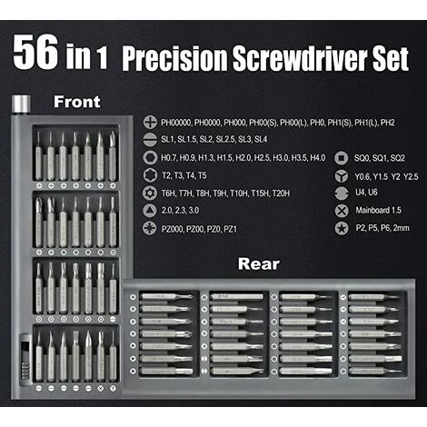 BENOBBY KIDS 56 In 1 Magnetischer Präzisions-Schraubendreher, Reparatur-Werkzeugsatz Für IPhone, Laptop, Computer, Macbook, Uhr, Spielzeug – Bild 2