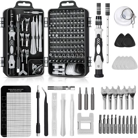 BEARSU 138 In 1 Mini-Schraubendreher-Set Precision Kit Tool Small Box Schraubendreher Laptop Demontage Für Tablet, Reparatur, Brille, Heimwerker, Uhr, Smartphone