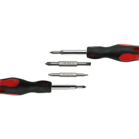 QERSTA 6 In 1 Schnellwechsel-Schraubendreher-Set 5 Mm 6 Mm 6 Mm 8 Mm PH1 PH2 Schlitz – Bild 4