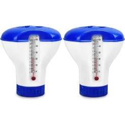 HELLO KITTY BAIN Schwimmender Chlorspender, Schwimmendes Chlor Mit Thermometer, Verstellbarer Chemieschwimmer (2 Stück)