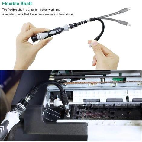 HELLO KITTY BAIN Mini-Schraubendreher-Set Precision Kit Tool Small Box Schraubendreher-Set (Grau Schwarz) – Bild 3