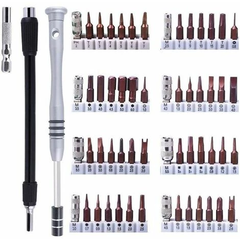 THSINDE 60 In 1 Magnetisches Präzisions-Schraubendreher-Set, Schraubendreher-Reparaturwerkzeuge Für Laptop, Computer, Brille, Laptop, Gerät – Bild 3