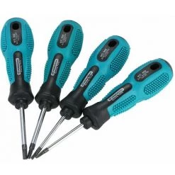 LIFCAUSAL 4-teiliges Präzisions-Schraubendreher-Set, Magnetischer Schraubendreher, Heimreparatur-Werkzeug-Set Für Haushaltsgeräte (Dreieck-Typ)