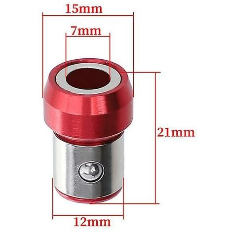 DONTODENT Neuer Universeller Magnetring 1/4 Metall-Schraubendreher-Bit Magnetring 6,35 Mm Schaft Anti-Korrosions-Bohrer – Bild 3