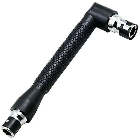 DONTODENT Schraubendreher-Verlängerungsgriff L-Form 1/4" Sechskant-Steckschlüssel, Kleiner Multi-Bit-Schraubendreher, Ringmaulschlüssel, Schlitz-Schraubendreher-Kit Werkzeug Mit