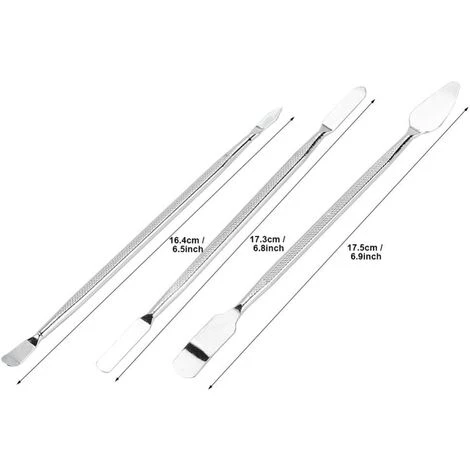MONLY 3-teiliges Metall-Spudger-Set Mit Zwei Enden Zum Öffnen Des Spudger-Werkzeugs – Bild 3