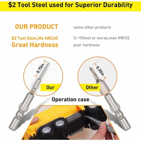 ECHOO 23-in-1-Präzisions-Schraubendreher-Reparaturset – Mini-Bohrer Für IPhone, Laptop, Smartphone, MacBook, Xbox, Brille, Aufbewahrungskoffer Mit Magnetverschluss – Bild 4