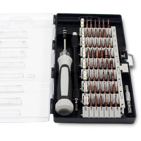 HELLO KITTY BAIN Kleines Multifunktions-Schraubendreher-Set Kombiniertes Magnetisches Präzisions-Schraubendreher-Set (Schwarz)