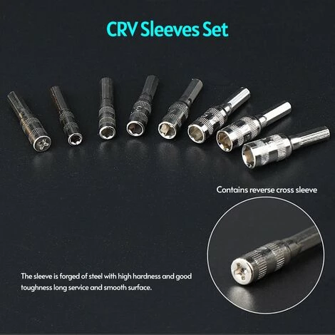 LIFCAUSAL 52-in-1-Präzises Schraubendreher-Set, Multifunktional, Tragbar, Manuelle Schraubendreher-Bits, Reparaturwerkzeug-Kit Für Elektronik/Smartphone/Notebook/Uhr, Orange – Bild 4