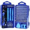 DECKON 120 In 1 Präzisions-Schraubendreher-Set, Tragbares Magnetisches Präzisions-Schraubendreher-Set, Schraubendreher-Reparaturwerkzeug Für Computer/Laptop/iPhone/Brille/Uhr/Smartphone (Blau)