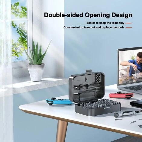 DECKON 130 In 1 Präzisions-Bit-Set, Torx-Schraubendreher-Set, Präzisions-Schraubendreher-Set, DIY-Reparaturwerkzeug-Set, Mini-Schraubendreher-Set Mit Koffer – Bild 5