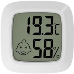 BENOBBY KIDS 3er-Pack Hygrometer Thermometer Digitaler LCD-Monitor Feuchtigkeitsmesser Messger?t F��r Luftbefeuchter Luftentfeuchter Gew?chshaus Keller Babyzimmer