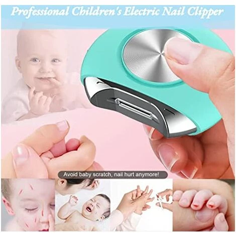 BENOBBY KIDS Elektrischer Nagelknipser, 2-in-1-Nagelknipser Und -feile, Aufbewahrung Von Nagelresten, Keine Scharfen Krallen, Doppeltes Geschwindigkeitsgetriebe, Sichere Elektrische Nagelknipser F��r Babys, Kinder, ?ltere Menschen Und Erwachsene – Bild 2