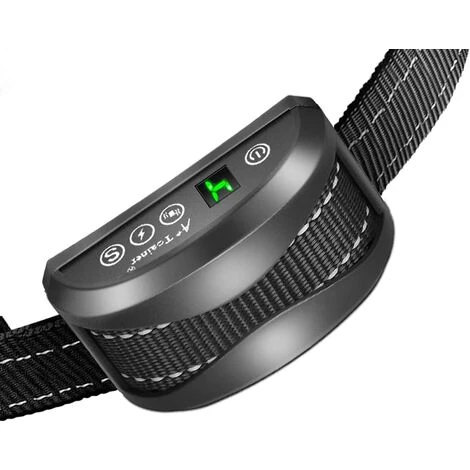 MONLY Anti-Bellhalsband Für Hunde - 3 Modi Elektroschock/Vibration/Empfindlichkeit Trainingshilfe Harmlos Automatisch IP65