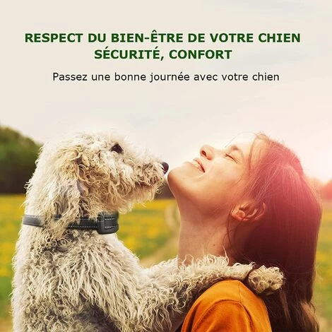 MONLY Anti-Bellhalsband Für Hunde - 3 Modi Elektroschock/Vibration/Empfindlichkeit Trainingshilfe Harmlos Automatisch IP65 – Bild 2