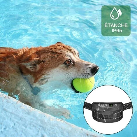 MONLY Anti-Bellhalsband Für Hunde - 3 Modi Elektroschock/Vibration/Empfindlichkeit Trainingshilfe Harmlos Automatisch IP65 – Bild 3