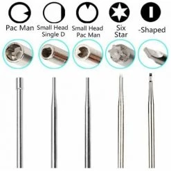 ECHOO Satz Mit 10 Schraubendrehern Zum Einstellen Von Walbro-Vergasern Von Kleinen Motoren Bis Hin Zu Kettensägen/Rotatoren/etc.