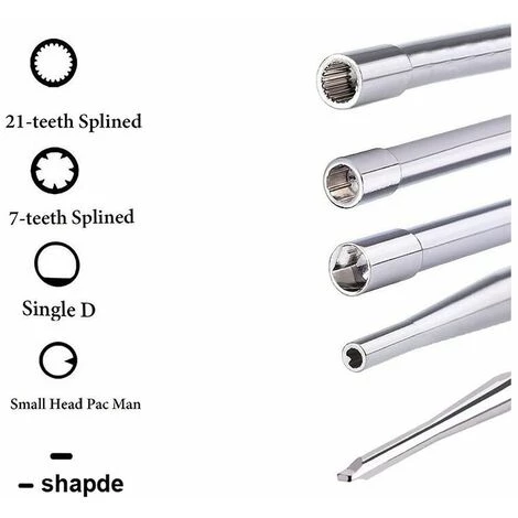 ECHOO Satz Mit 10 Schraubendrehern Zum Einstellen Von Walbro-Vergasern Von Kleinen Motoren Bis Hin Zu Kettensägen/Rotatoren/etc. – Bild 2