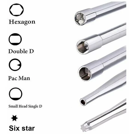 ECHOO Satz Mit 10 Schraubendrehern Zum Einstellen Von Walbro-Vergasern Von Kleinen Motoren Bis Hin Zu Kettensägen/Rotatoren/etc. – Bild 3