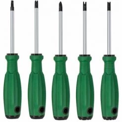 ECHOO Set Mit 5 Schraubendrehern, Magnet-Schraubendreher, Professionelle Werkzeuge, Chrom-Vanadium, Stahl